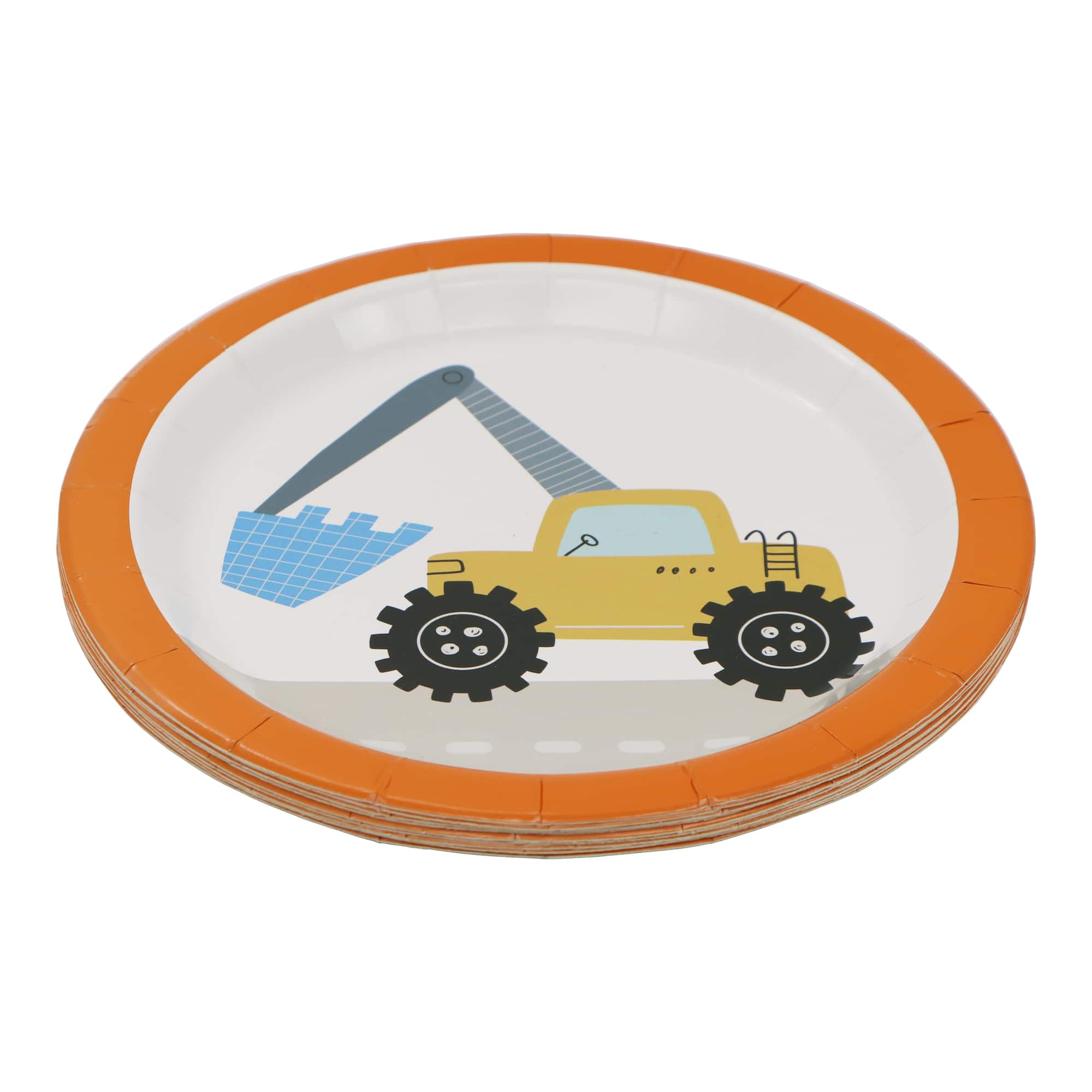 24 Packs: 10 ct. (240 total) 7" Construction Paper Snack Plates by Celebrate It™